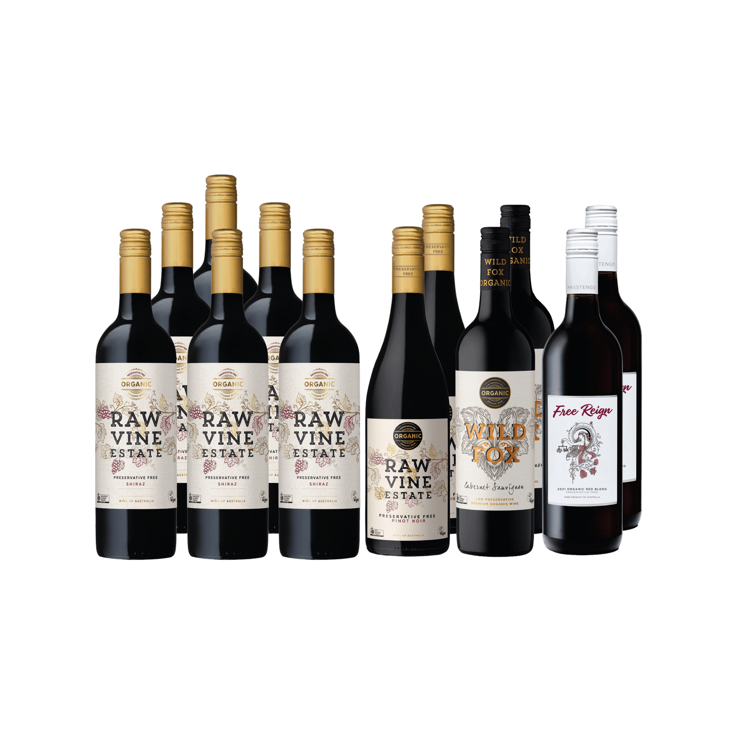 Mixed Organic Pres Free Red