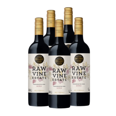 $99 Special - Raw Vine Shiraz - 5 Bottles