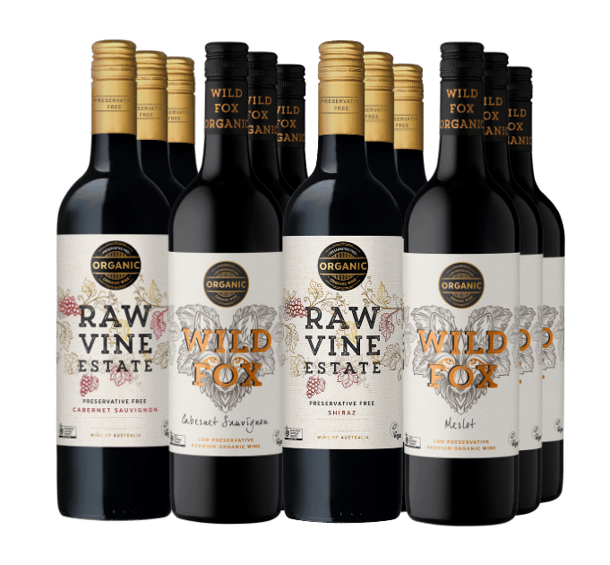 Cabernet Sauvignon, Shiraz & Merlot Mixed Dozen