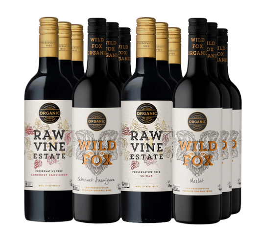 Cabernet Sauvignon, Shiraz & Merlot Mixed Dozen