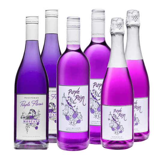 Purple Reign Mixed 6 Pack of White Wine Varietals