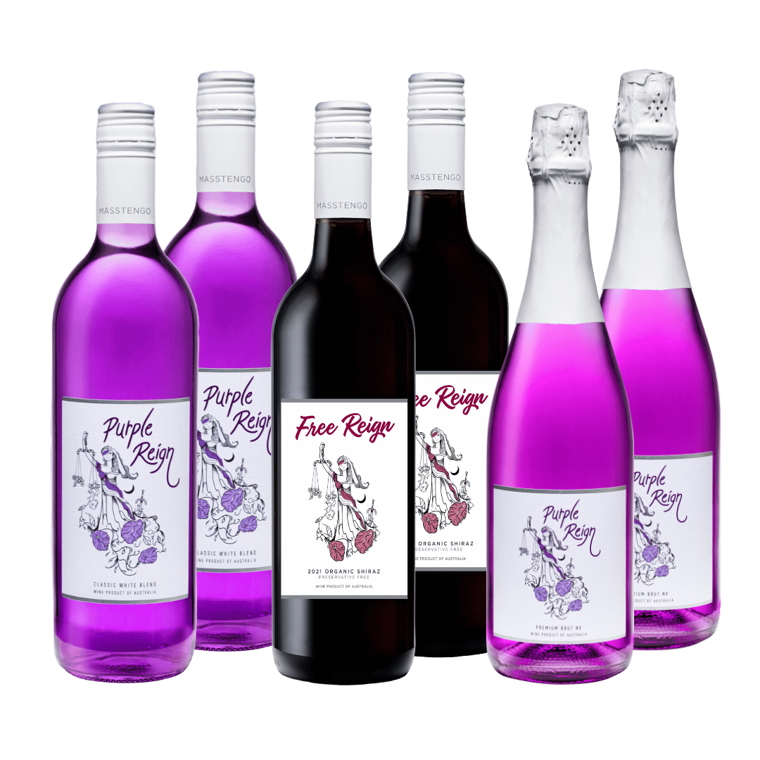 Purple Reign Mixed 6 of Red & White Wine Varietals