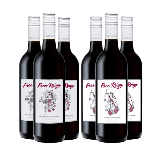 Purple Reign Mixed 6 of Red Blend & Shiraz Wine Varietals